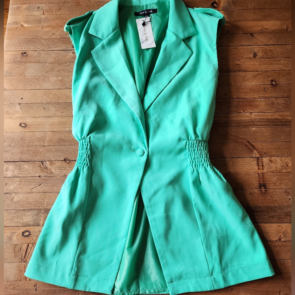 NWT Blazer Vest